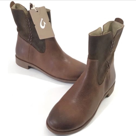 OluKai Shoes - OluKai Kaupili Short W Boots Brown NEW 6